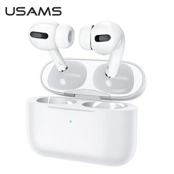 USAMS Bluetooth 5.0 TWS ANC YB-serien trådløse hodetelefoner hvit/white BHUYB01 (US-YB001)