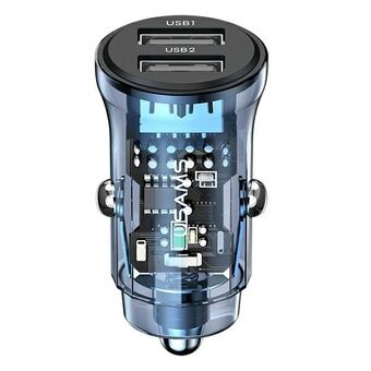 USAMS styring. alene. C31 3A 2xUSB-A Fast Charge blå/blå CC162CC02 (US-CC162)