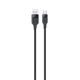 Sure, here\'s the translation in Norwegian:

USAMS Kabel USB-C PD 6A 1,2m Rask Lading Lithe Series svart/black SJ568USB01(US-SJ568)