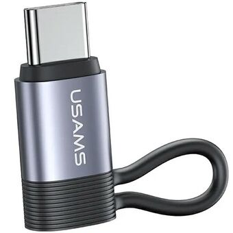 USAMS Adapter AU17 Lightning - USB-C 30W stål/aluminium SJ677LN01 (US-SJ677)