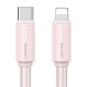 USAMS Kabel USB-C/Lightning 1m SJ735 30W rosa/pink YU Series SJ735USB04 (US-SJ735)