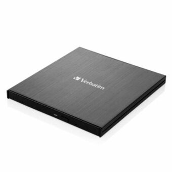 Verbatim Ekstern Slimline Blu-ray-brenner + USB-C/USB-A kabel svart/black 43889