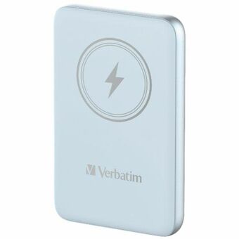 Verbatim Induksjons powerbank `n` Go 15W 10000mAh Trådløs Magnetisk blå/blue 32247