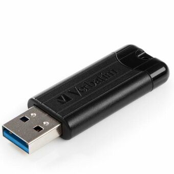 Verbatim Pendrive 256GB USB-A 3.2 PinStripe svart/black 49320