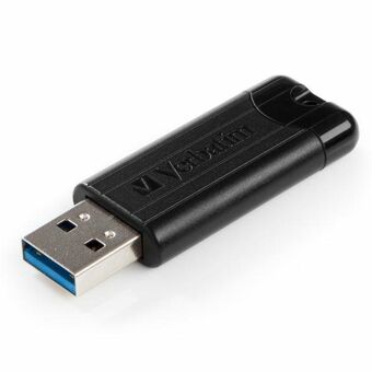 Verbatim Pendrive 32GB USB-A 3.2 PinStripe svart/black 49317