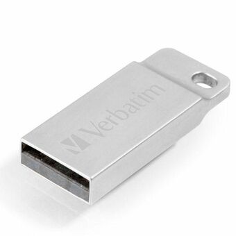 Verbatim Minnepenn 32GB USB-A 2.0 Metal Executive sølv 98749