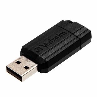 Verbatim Pendrive 64GB USB-A 2.0 PinStripe svart/black 49065