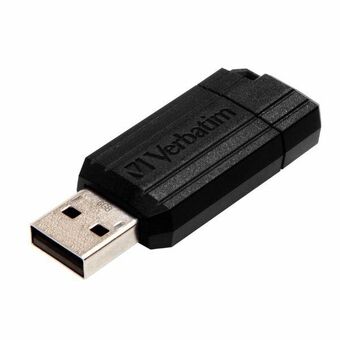 Verbatim Pendrive 8GB USB-A 2.0 PinStripe svart 49062