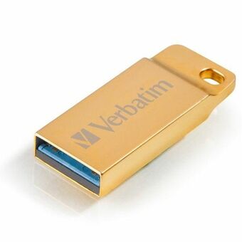 Verbatim USB-minne 64GB USB-A 3.2 Metal Executive gull 99106