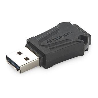 Verbatim Minnepinne 16GB USB-A 2.0 ToughMAX svart/black 49330