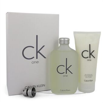 Ck One by Calvin Klein - Gift Set -- 6.7 oz Eau De Toilette Spray + 6.7 oz Body Moisturizer - for menn