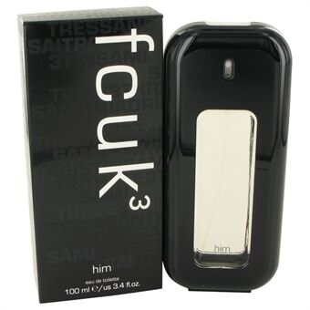 Fcuk 3 by French Connection - Eau De Toilette Spray 100 ml - for menn