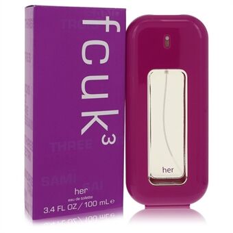 Fcuk 3 by French Connection - Eau De Toilette Spray 100 ml - for kvinner