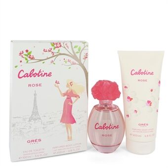 Cabotine Rose by Parfums Gres - Gift Set -- 3.4 oz Eau De Toilette Spray + 6.7 oz Body Lotion - for kvinner