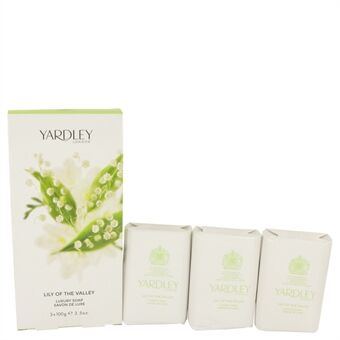 Lily of The Valley Yardley by Yardley London - 3 x 104 ml Soap 104 ml - for kvinner