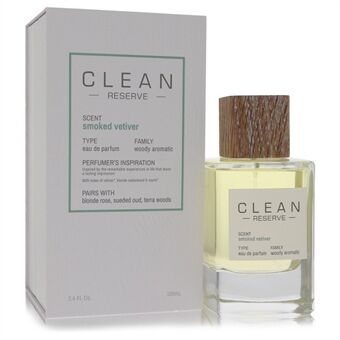 Clean Smoked Vetiver by Clean - Eau De Parfum Spray 100 ml - for kvinner