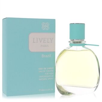 Eau De Lively Brazil by Parfums Lively - Eau De Toilette Spray 100 ml - for menn