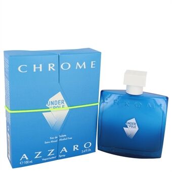 Chrome Under The Pole by Azzaro - Eau De Toilette Spray (Alcohol Free) 100 ml - for menn