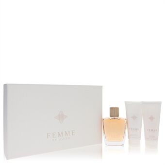 Usher Femme by Usher - Gift Set -- 3.4 oz Eau De Parfum Spray + 3.4 oz Body Lotion + 3.4 oz Shower Gel - for kvinner