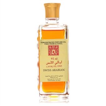 Swiss Arabian Layali El Ons by Swiss Arabian - Concentrated Perfume Oil Free From Alcohol (Unboxed) 95 ml - for kvinner