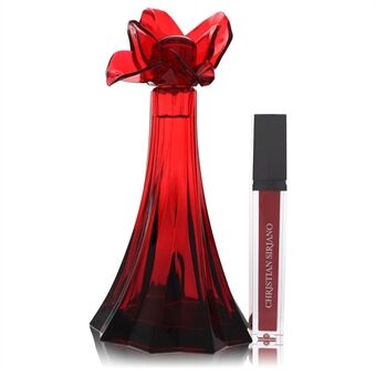 Christian Siriano Ooh La Rouge by Christian Siriano - Eau De Parfum Spray + 0.21 Oz Red Lip Gloss (Unboxed) 100 ml - for kvinner