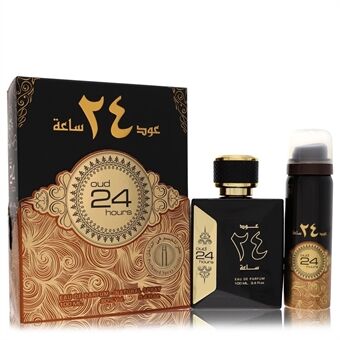 Ard Al Zaafaran Oud 24 Hours by Al Zaafaran - Eau De Parfum Spray + 1.7oz Perfumed Spray (Unisex) 100 ml - for menn