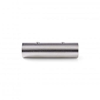 XLR-adapter | XLR 3-pins hann | XLR 3-pins hann | Forniklet | Bare | Metall | Sølv | 10 stk. | Plastpose