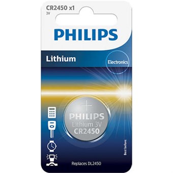 Philips CR2450 Lithium-knappcelle - 1 stk