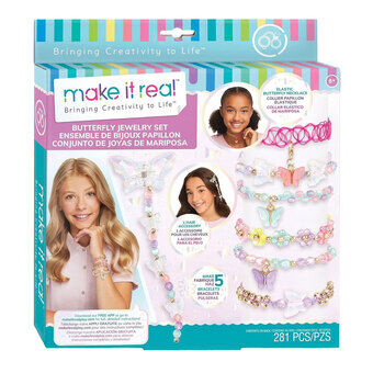 Make it Real Sieraden Maken Sommerfugler Set