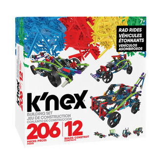 K\'Nex Byggesett 12 Modeller, 206deler.