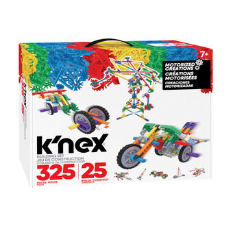 K\'Nex Byggesett Motorisert 25 Modeller, 325deler.