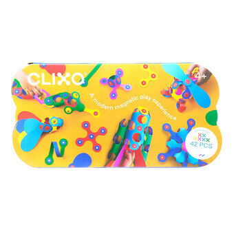 Clixo Magnetisk Byggesett Rainbow Pack, 42 stk.