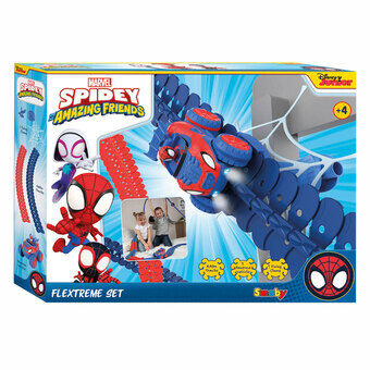 Smoby Spidey & Amazings Venner Flextreme Racerbane Sett, 184 deler.