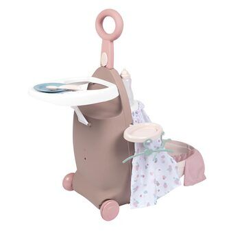 Smoby Baby Nurse Verstelogstvogn, 3-i-1