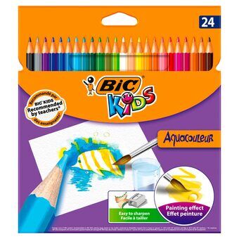 BIC Kids Aquacouleur, 24 stk.