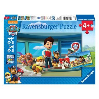 Paw patrulje puslespill - hjelpsomme detektivneser, 2x24stk.