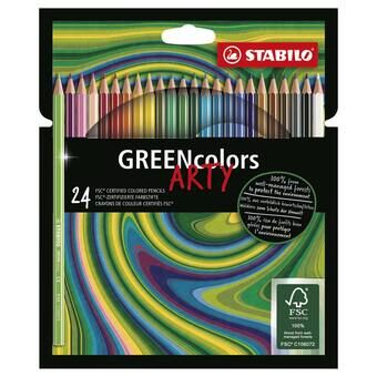 STABILO GREENcolors - Fargeblyanter - ARTY - Sett med 24 Stykker