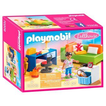 Playmobil Dukkehus Barnerom med sovesofa - 70209