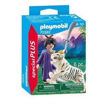 PLAYMOBIL spesialtilbud Asiatisk jagerfly med tiger - 70382