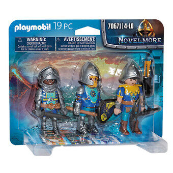 Playmobil Novelmore Knights, 3stk. - 70671