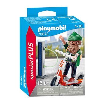 Playmobil Spesialutgave Hipster med E-Scooter - 70873