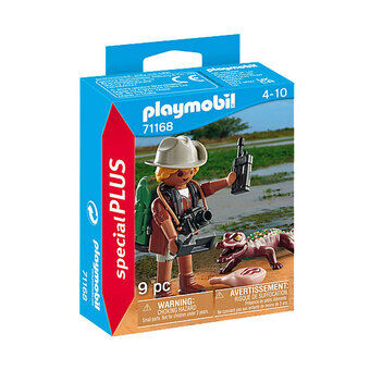 Playmobil Specials Forsker med Ung Kaiman - 71168