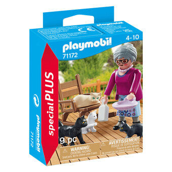 Playmobil Spesialer Bestemor med Katter - 71172