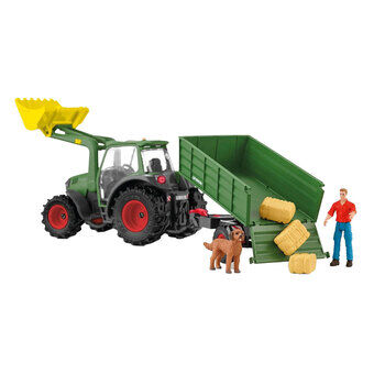 schleich FARM WORLD Traktor med Tilhenger 42608