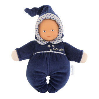 Corolle Mon Doudou Babidoux Marineblå Stjernedrømmer Babydukke, 20 cm