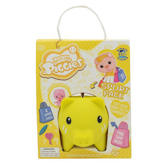 Pockey Money Piggies Lekefigur med Sparebøsse - Sports Pack