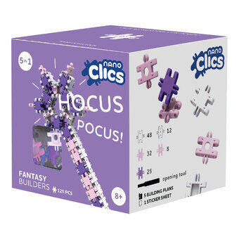 Nano Clics - Fantasy Builders, 125stk.