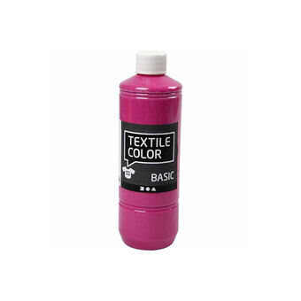 Stoffmaling - rosa, 500ml