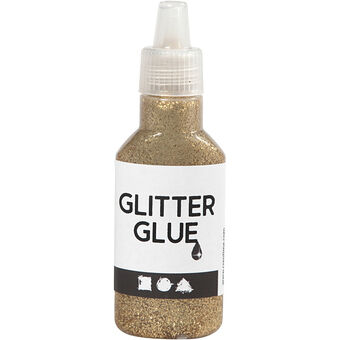 Glitterlim gull, 25ml