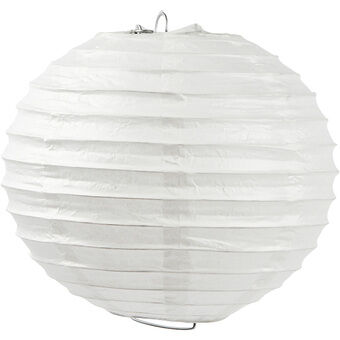 Ris Papir Lampe Hvit, 35cm